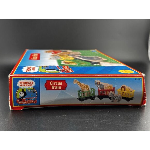 Thomas & Friends Wooden Railway Circus Train 2002 New Open Box Vtg Learning Curv - Picture 10 of 16